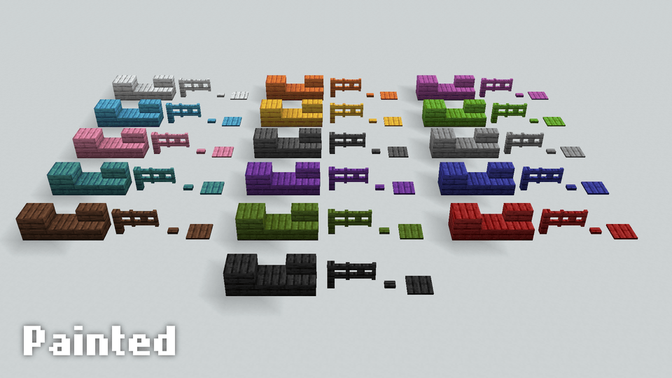 Paintable World, Моды, Minecraft