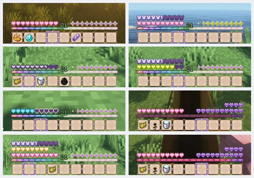 LilacSweet GUI, Текстуры, Minecraft