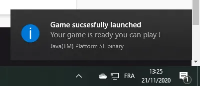 Notify me, Моды, Minecraft