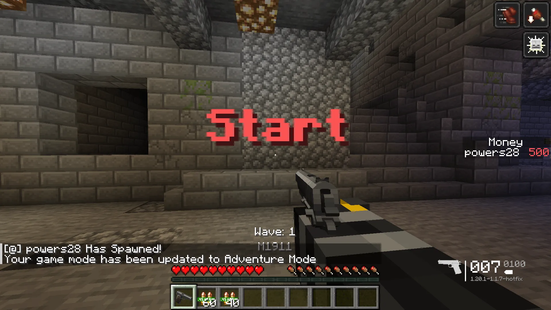 Zombie Bunker TACZ, Карты, Minecraft