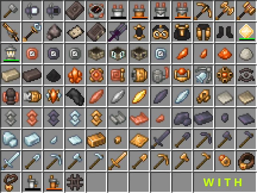 Embers Retextured — скриншот 1 (Текстуры, Minecraft)