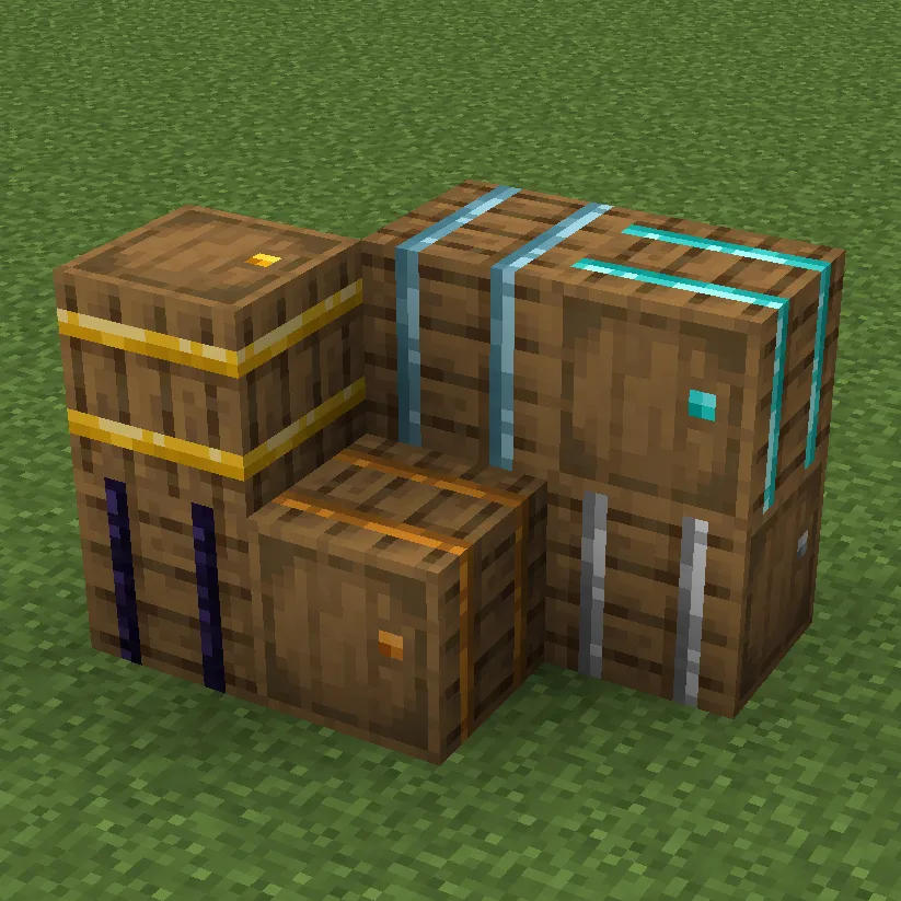Conservative Metal Barrels — скриншот 1 (Текстуры, Minecraft)