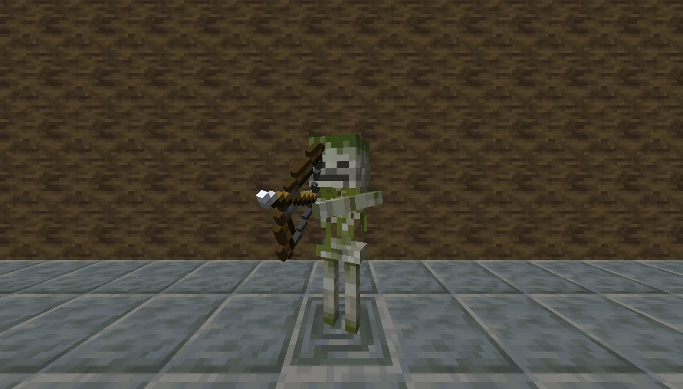 Bogged to Mossy Skeleton, Текстуры, Minecraft