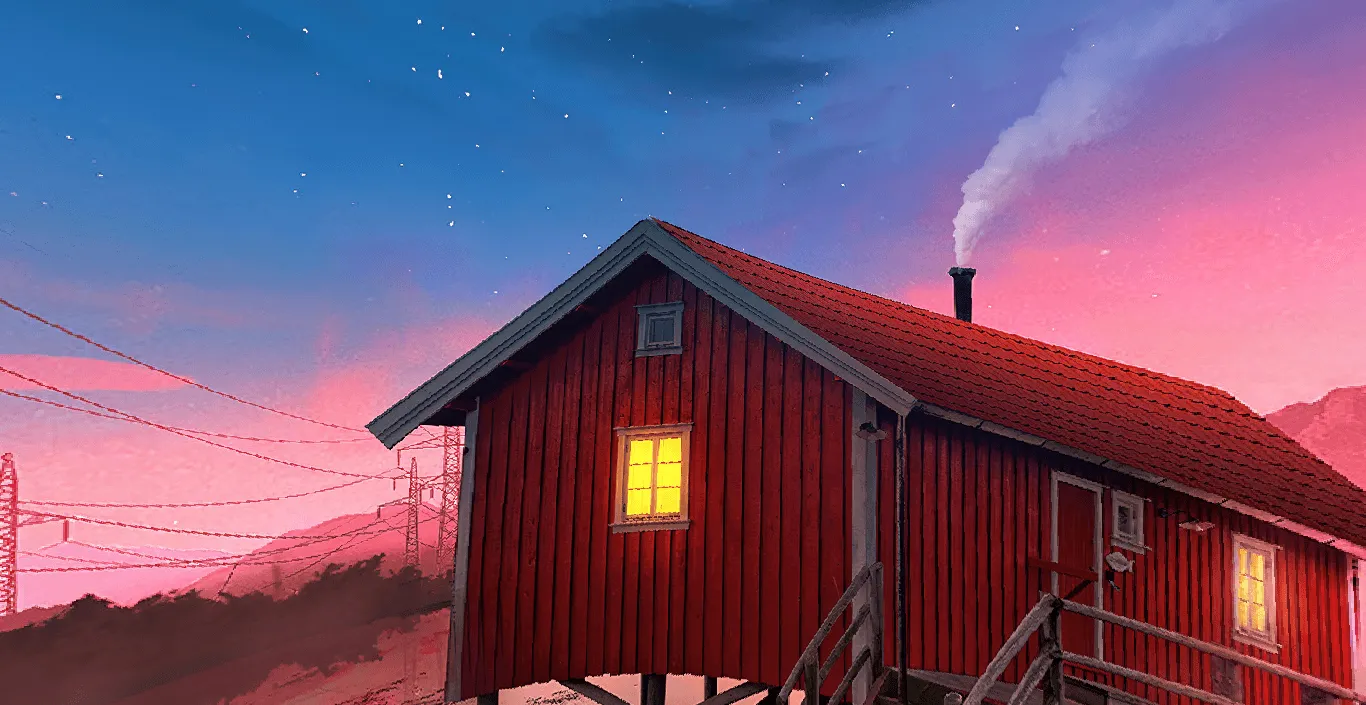 sky falling stars night girl alone silhouette scenery — скриншот 3 (Текстуры, Minecraft)