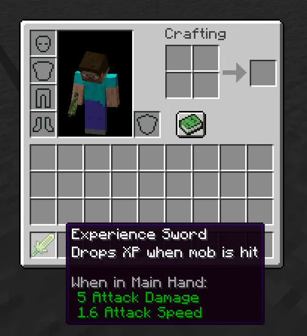 Experience Sword, Моды, Minecraft