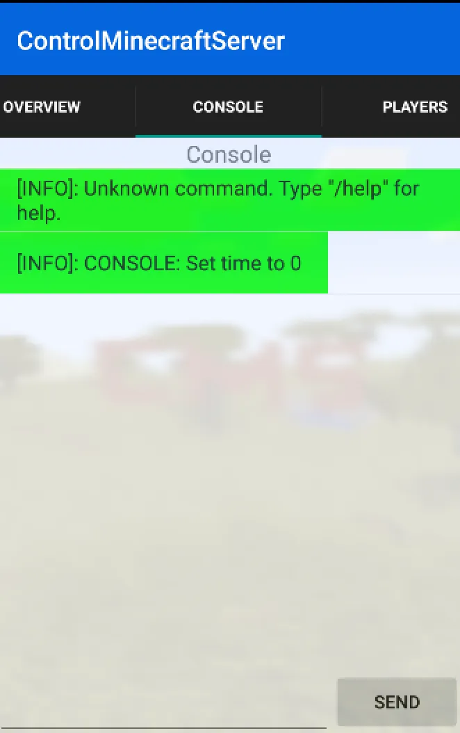 ControlMinecraftServer — скриншот 7 (Плагины, Minecraft)