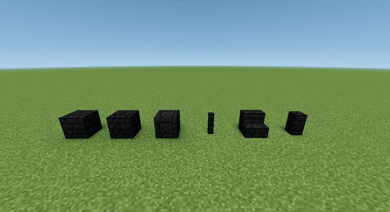 Black Netherbrick, Текстуры, Minecraft