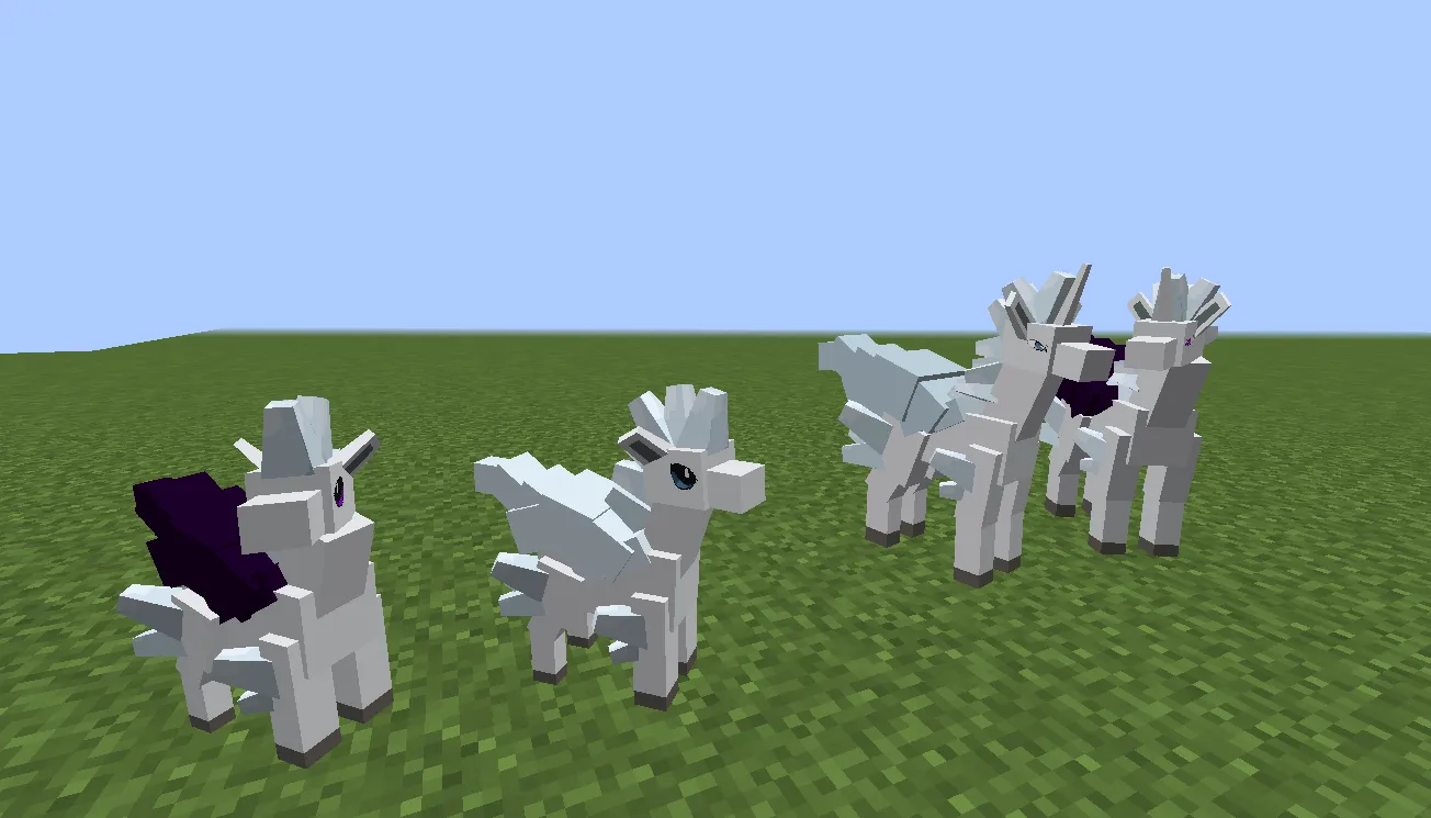 Pokécube Extra: Pokémobs, Текстуры, Minecraft