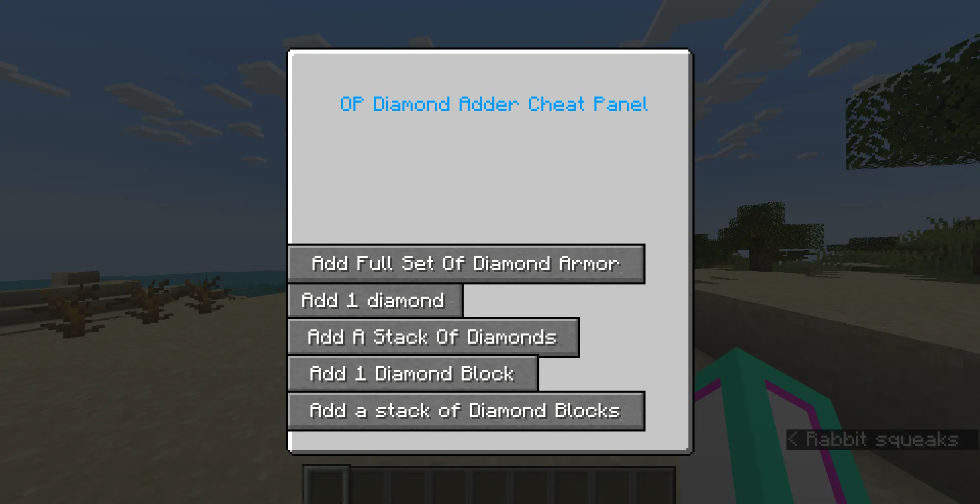 OP Diamond Adder, Моды, Minecraft