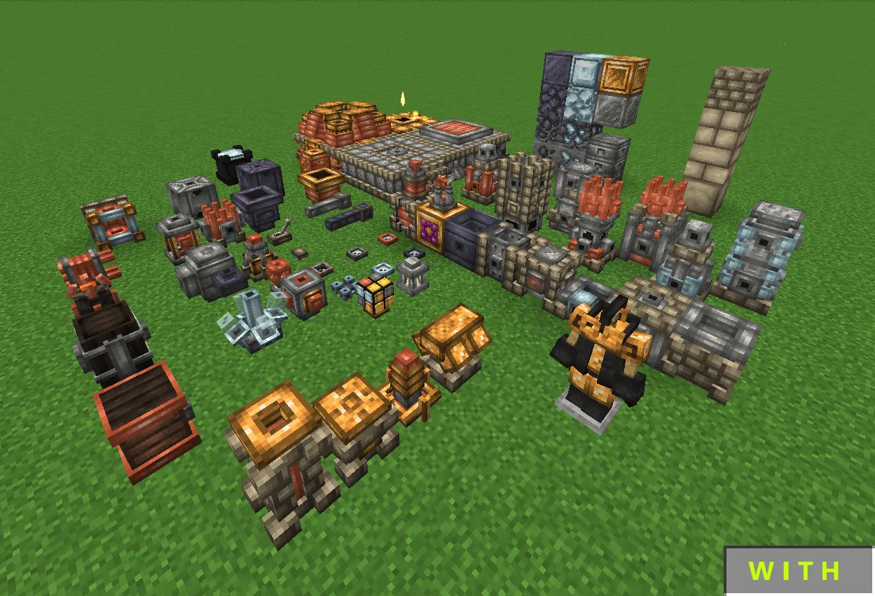 Embers Retextured — скриншот 10 (Текстуры, Minecraft)