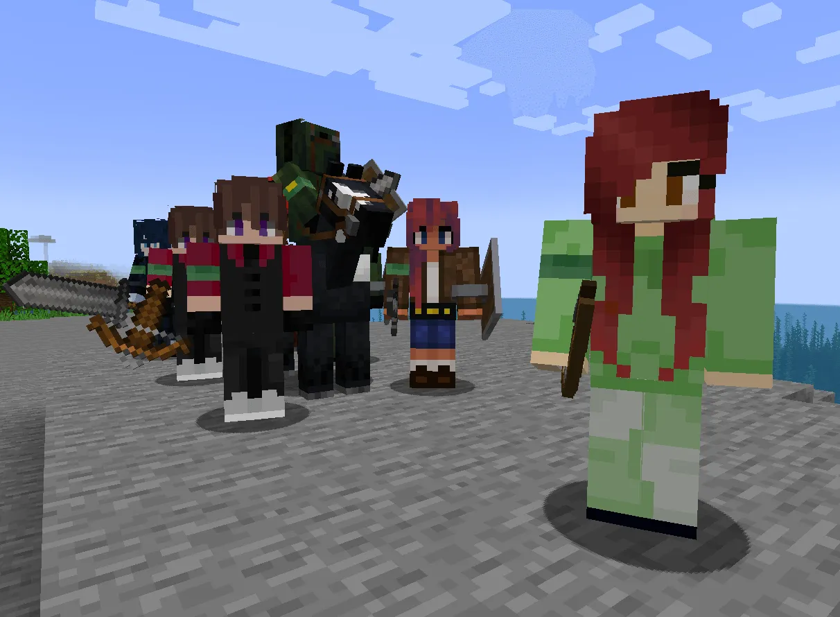 SkinRecruit NloobSkinPack (Zombie Apocalyps), Текстуры, Minecraft