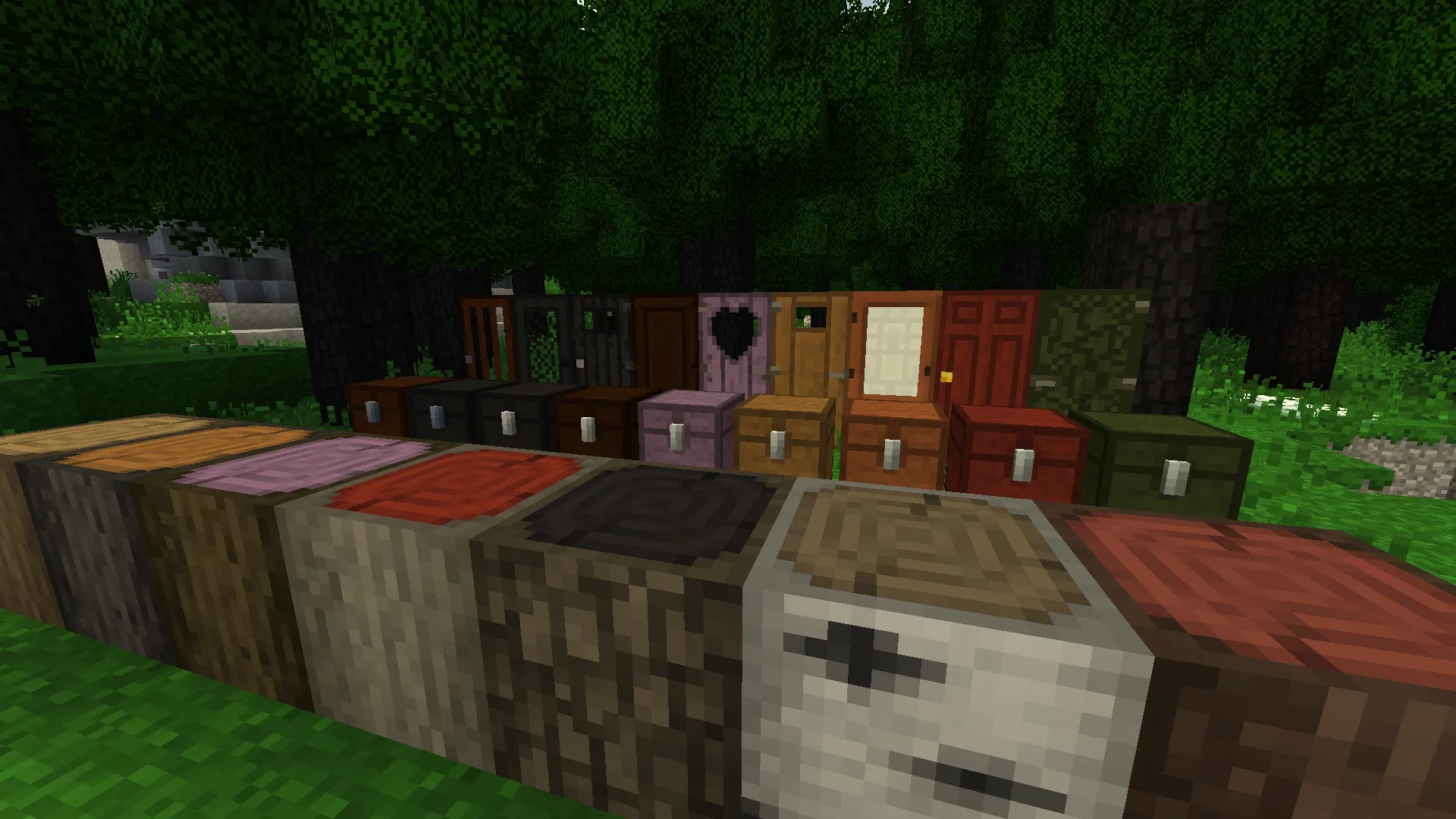 TerraFirmaCraft Better Logs and Planks — скриншот 1 (Текстуры, Minecraft)