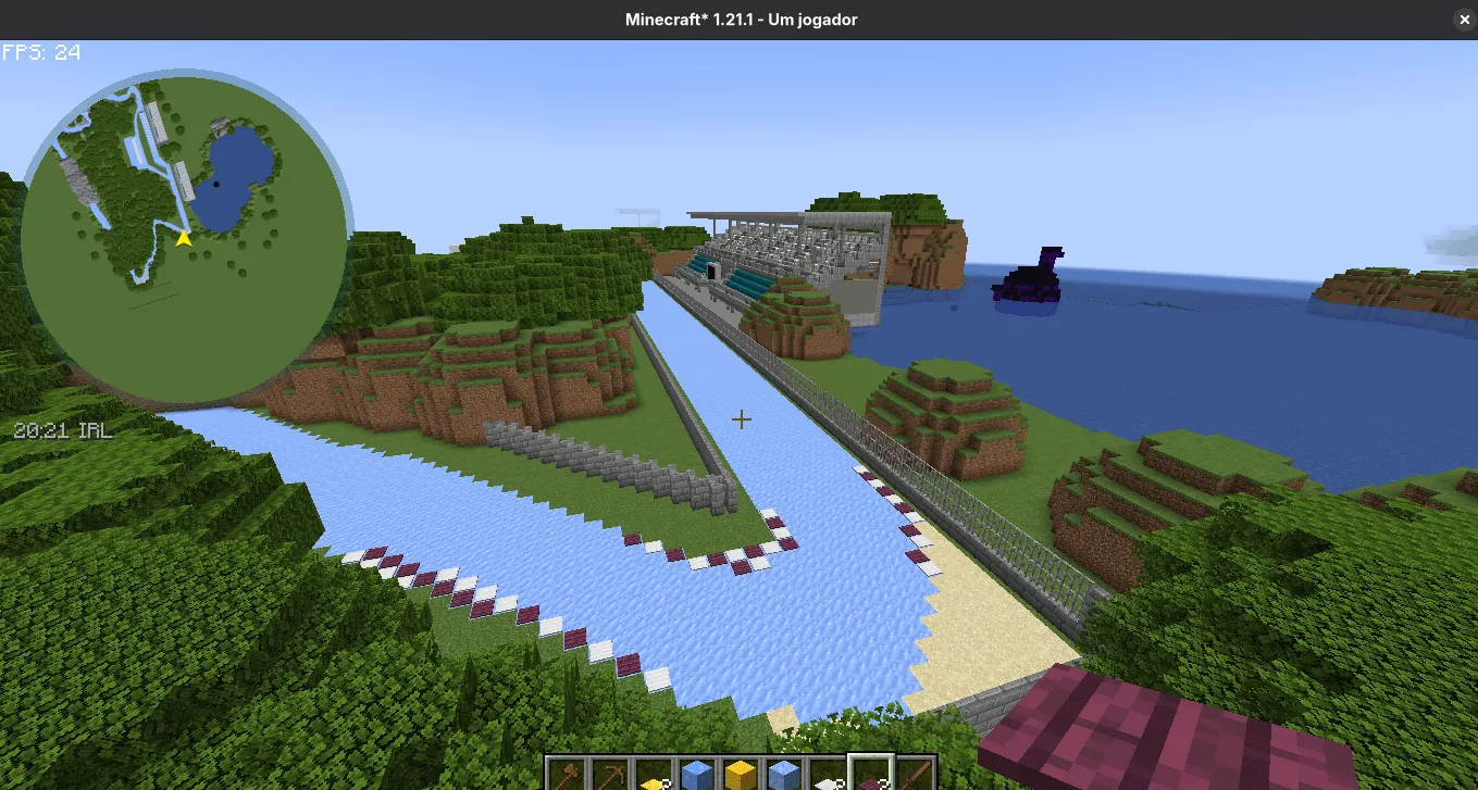 Trial Mountain Ice Boat, Карты, Minecraft