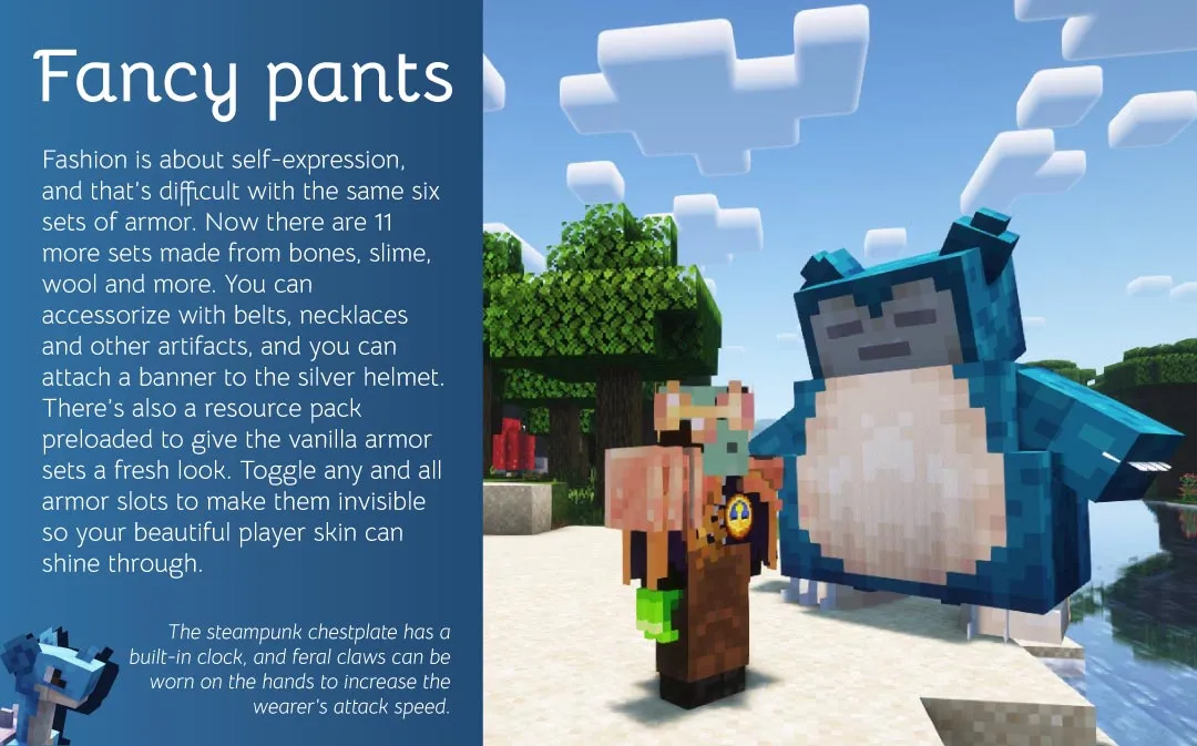 Comfy Cobble Creatures, Модпаки, Minecraft