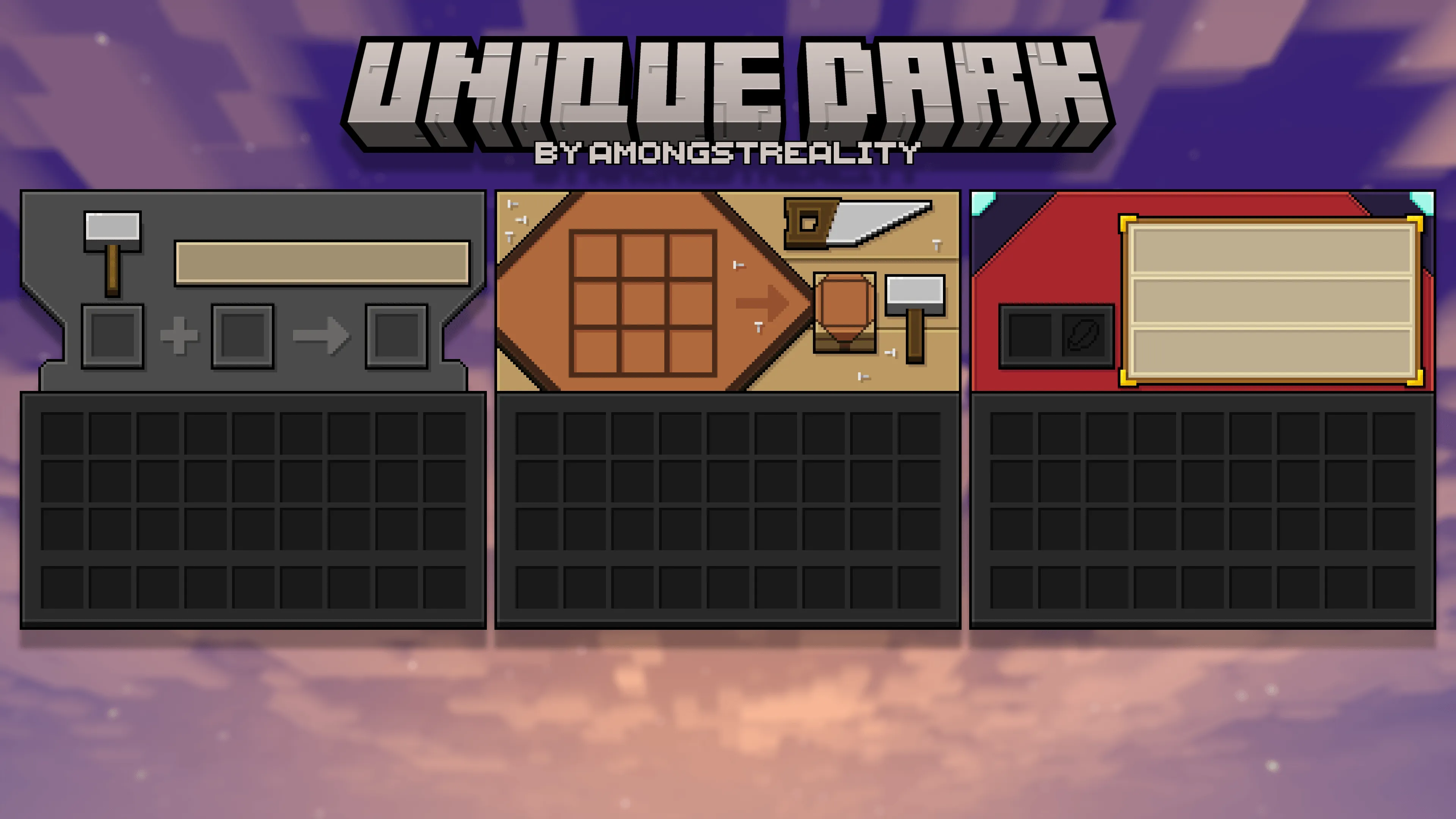 Unique Dark, Текстуры, Minecraft