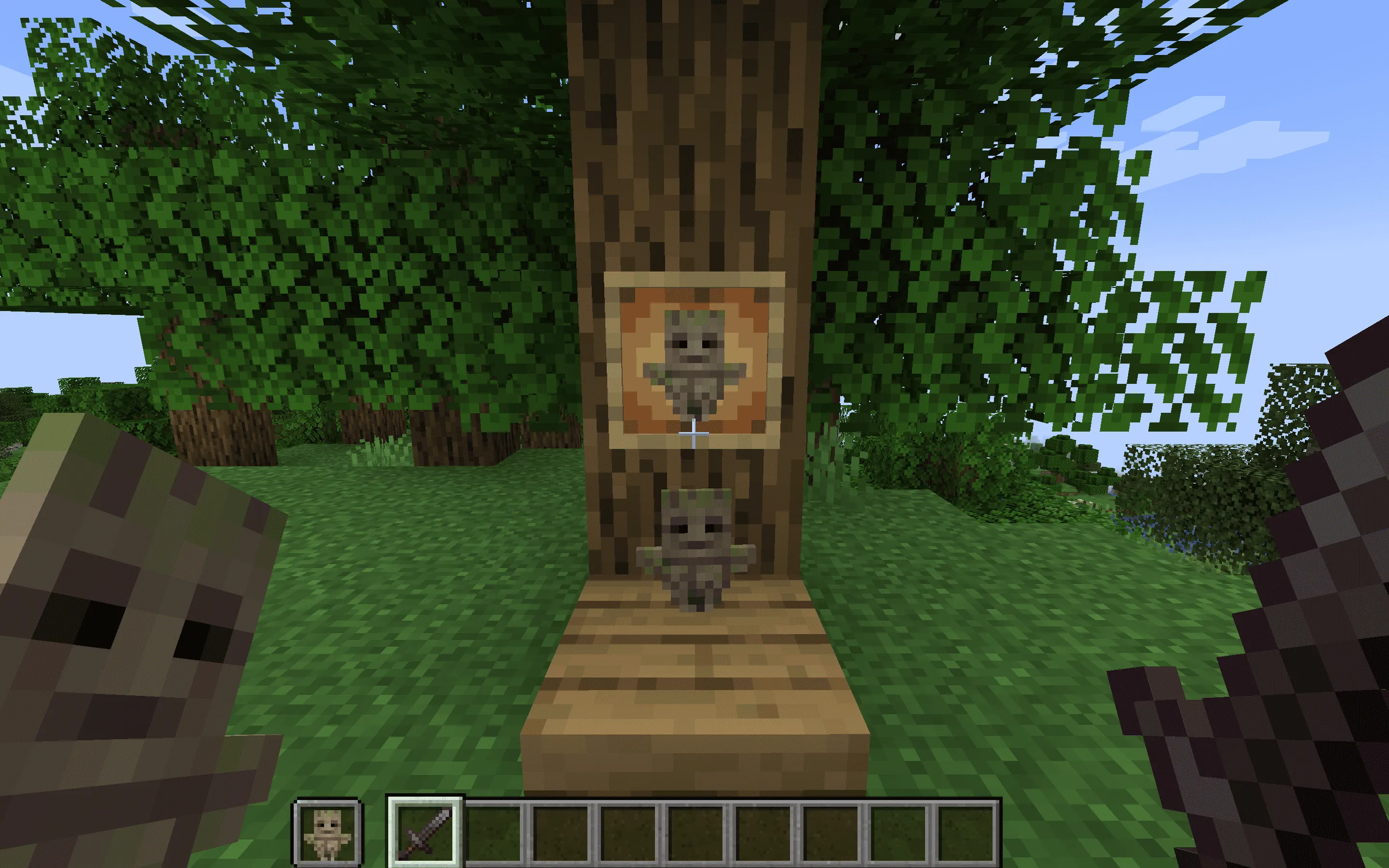 Groot Totem of Undying, Текстуры, Minecraft