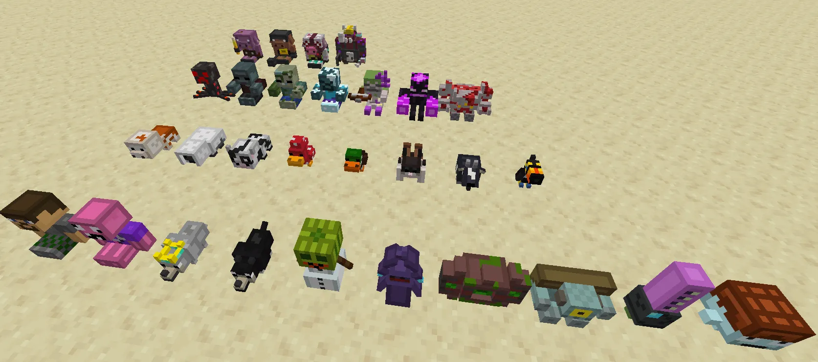 Mini Mob Trophy, Моды, Minecraft