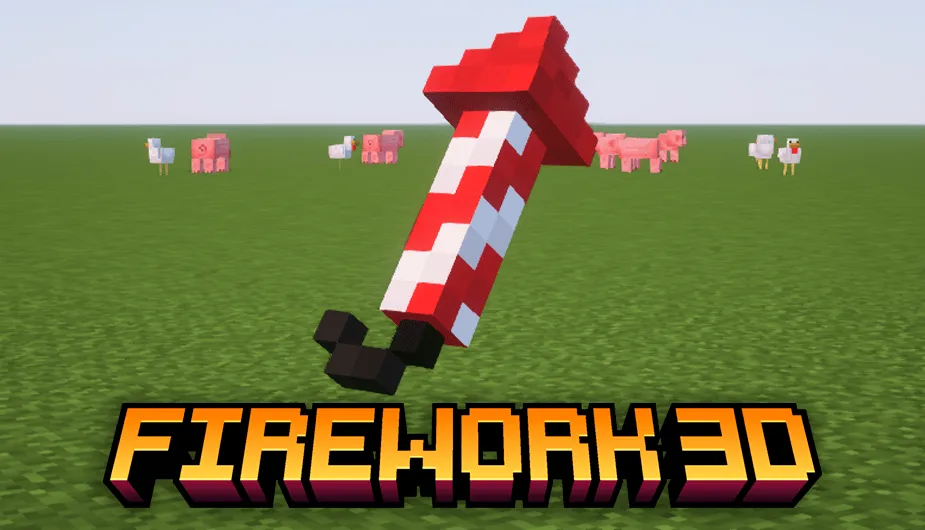 Firework 3D — скриншот 1 (Текстуры, Minecraft)