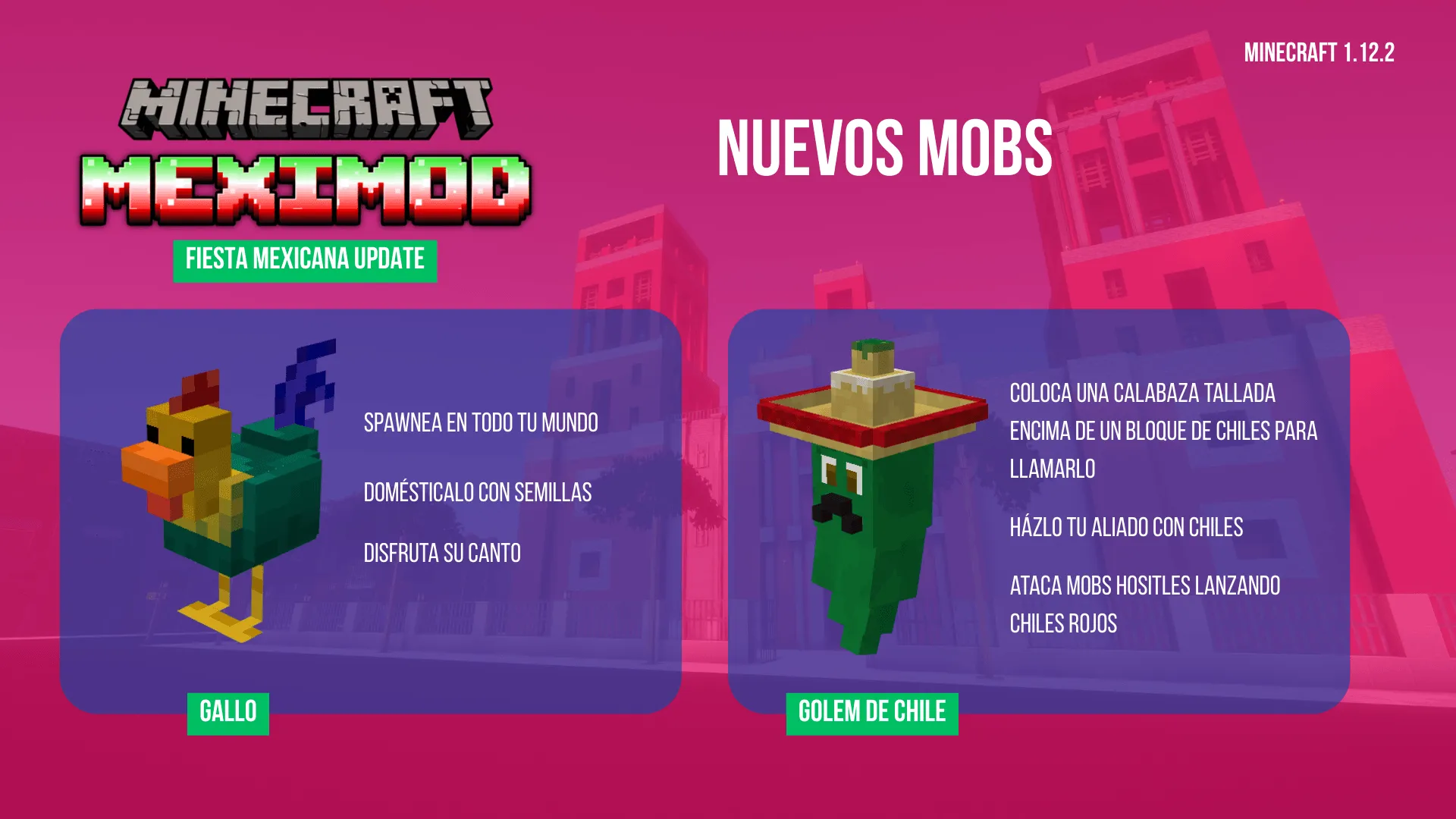 Mexican Decor, Моды, Minecraft
