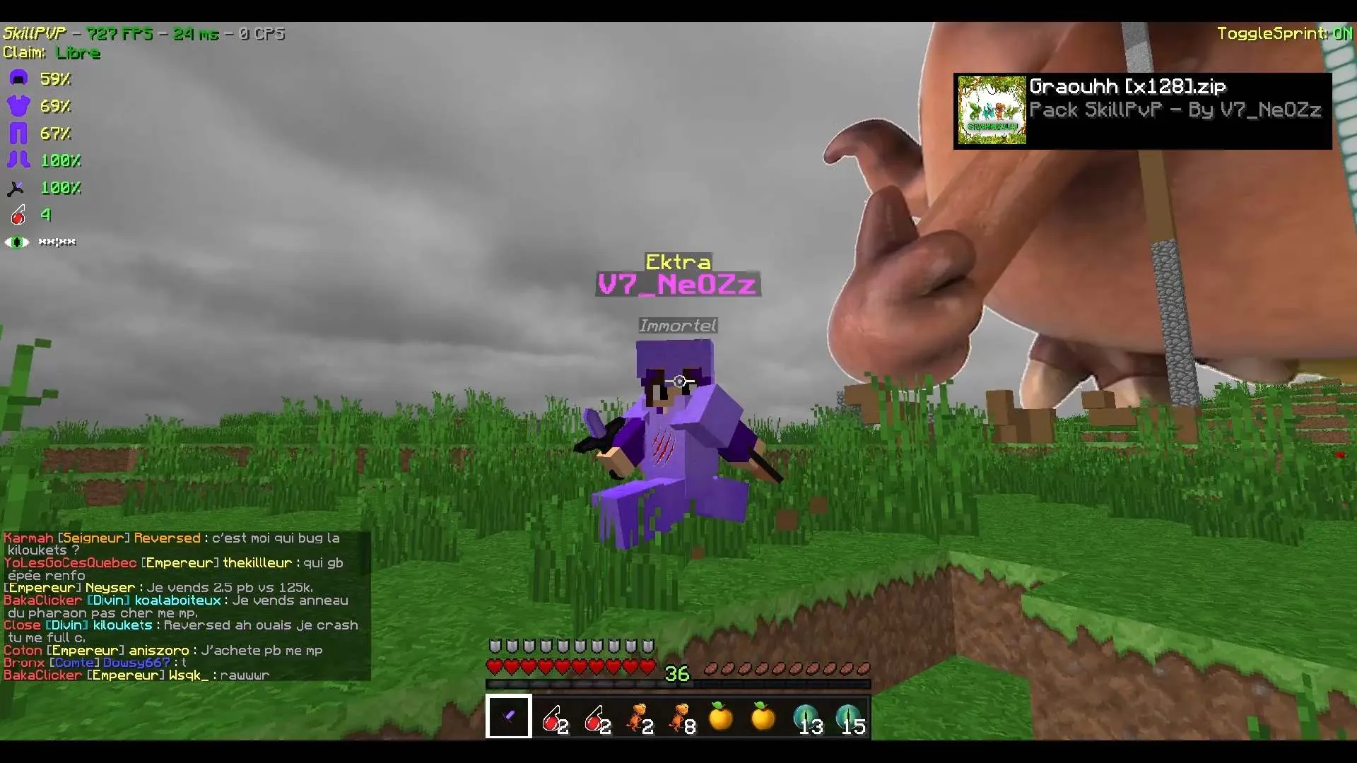 Graouhh [x128] — скриншот 3 (Текстуры, Minecraft)