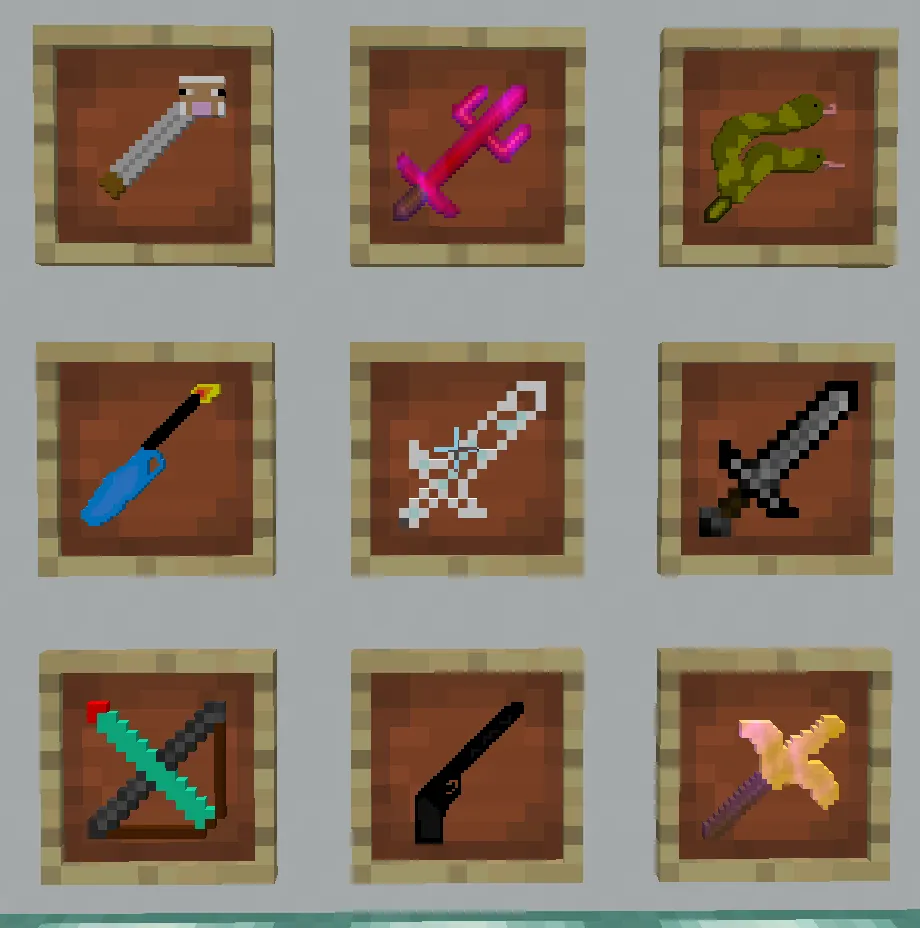 immersive wapons, Моды, Minecraft