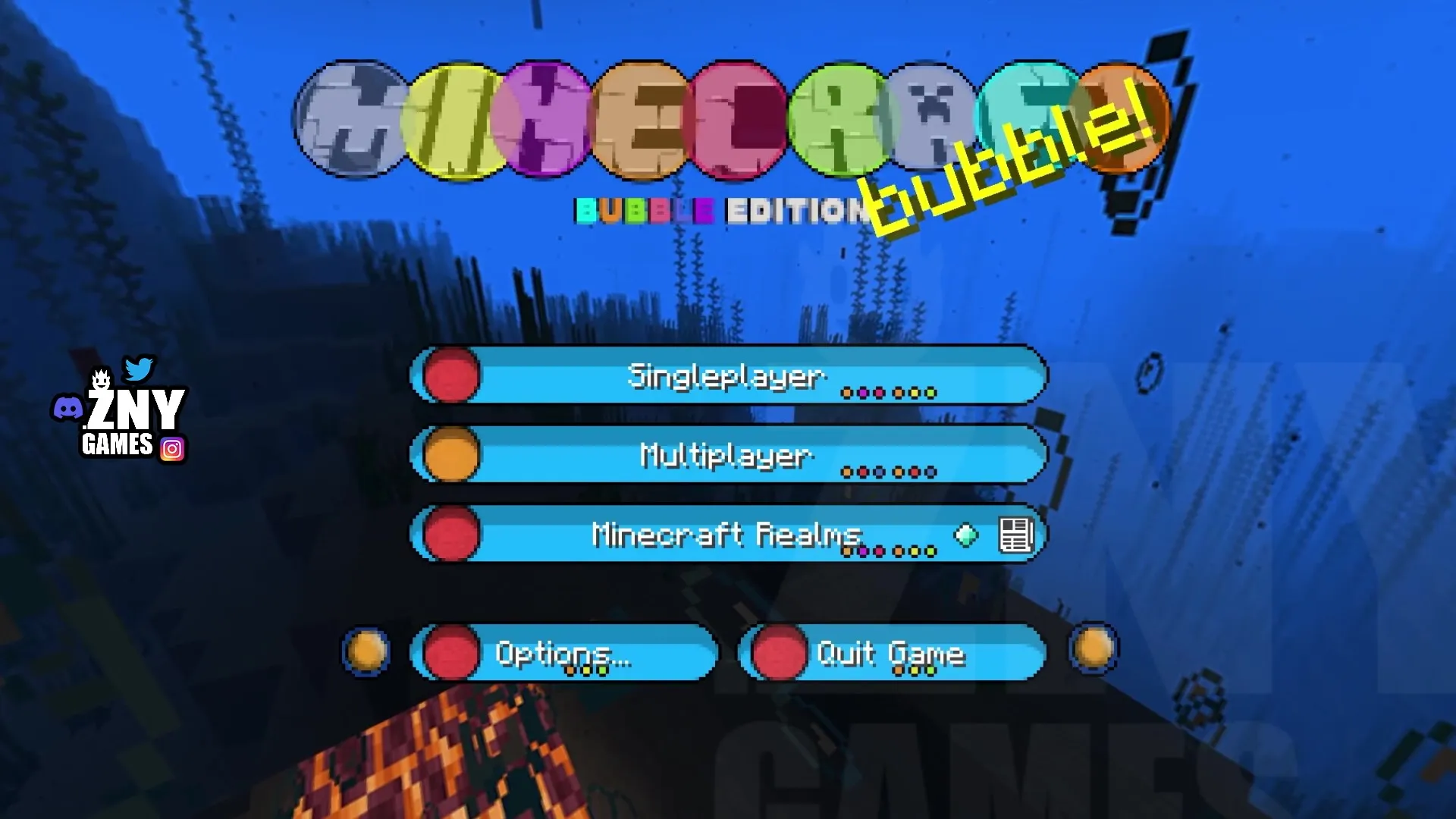 BUBBLE, Текстуры, Minecraft