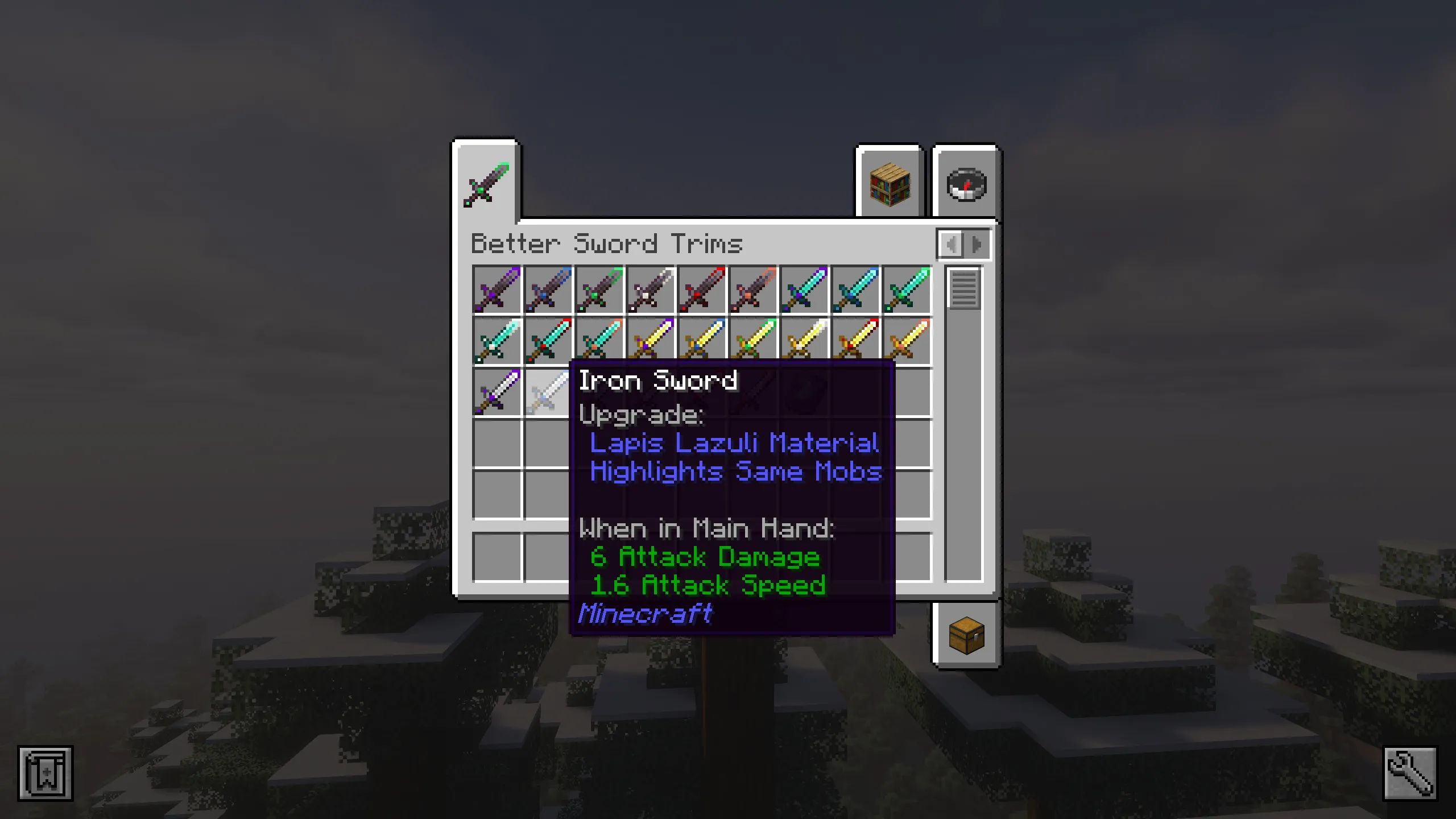 Better Swords Trims, Моды, Minecraft