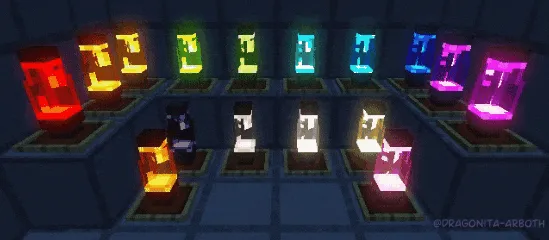 Findrek's Lava Lamps — скриншот 1 (Текстуры, Minecraft)