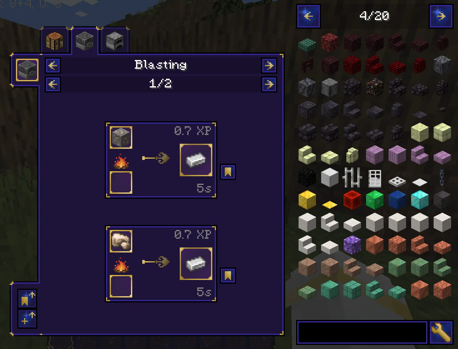 Space and stars GUI Compat, Текстуры, Minecraft