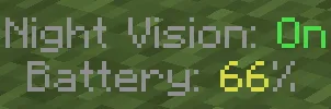 Hardcore Night Vision Goggles — скриншот 7 (Моды, Minecraft)
