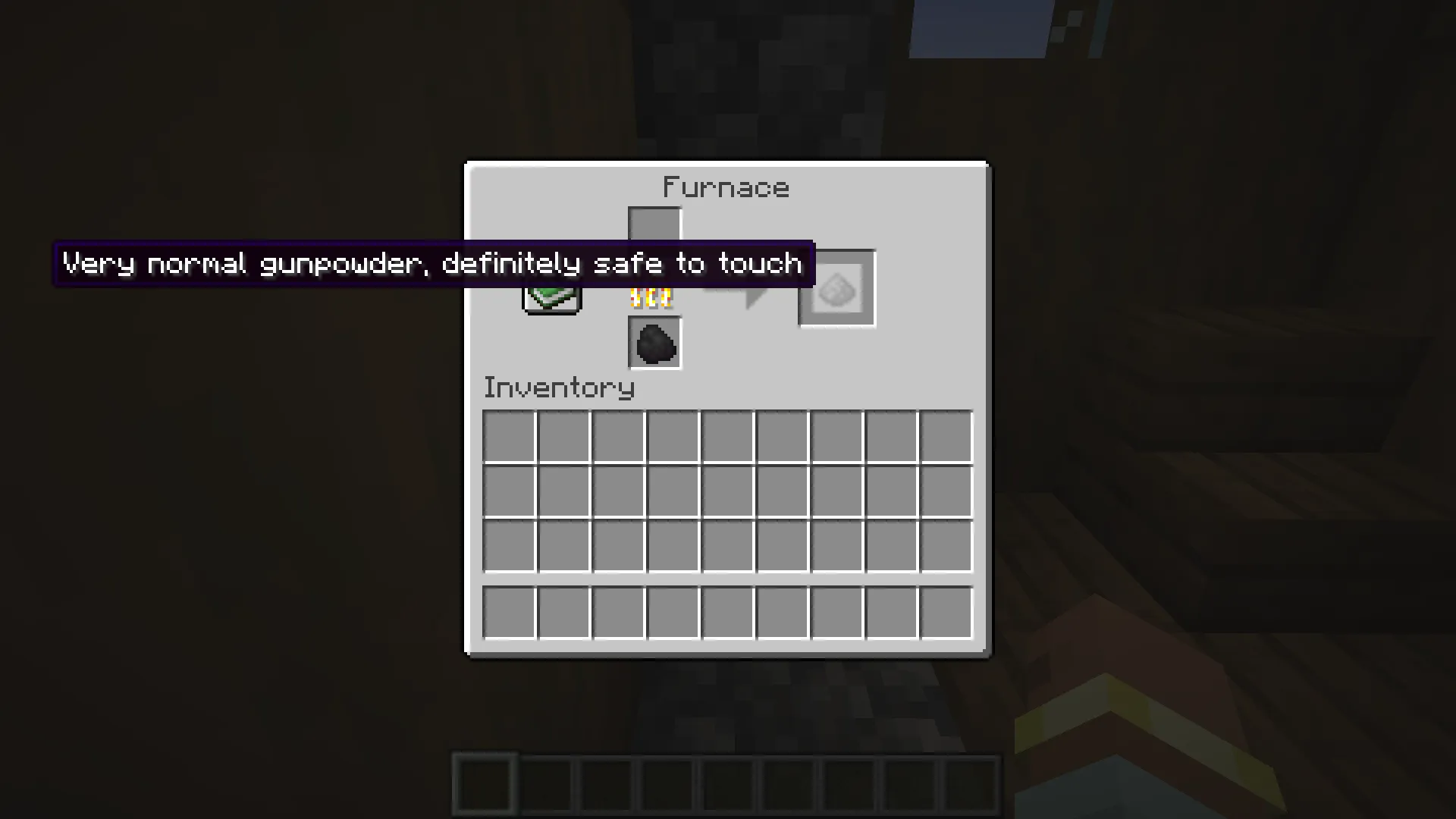 You Wouldn't Put Gunpowder In A Furnace — скриншот 1 (Моды, Minecraft)