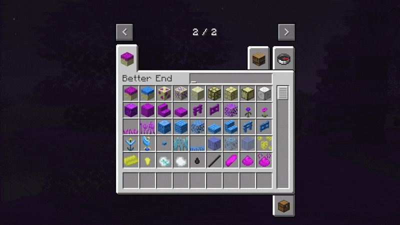 Marshlaw's Better End, Моды, Minecraft