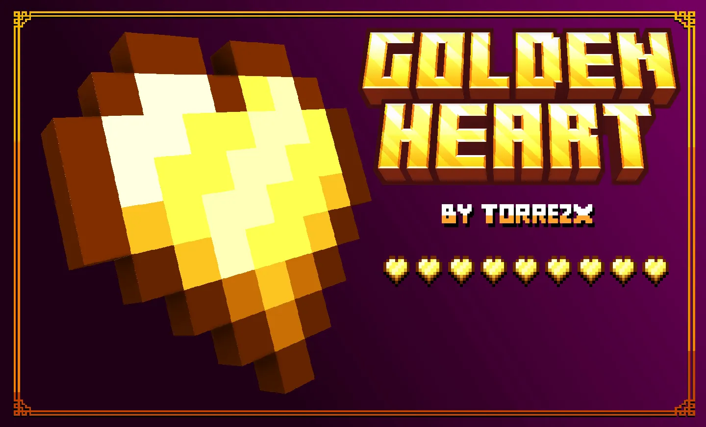Torrezx-Golden heart — скриншот 1 (Текстуры, Minecraft)
