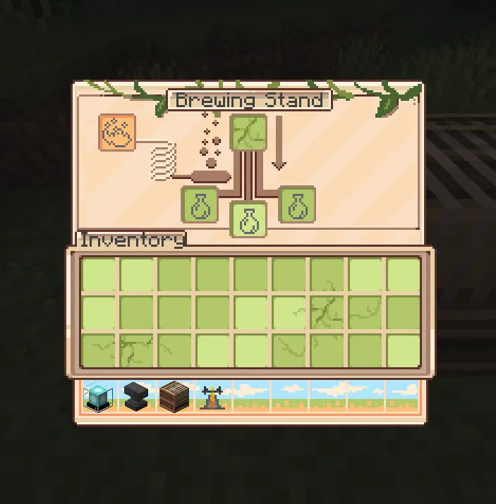 Solarpunk GUI, Текстуры, Minecraft