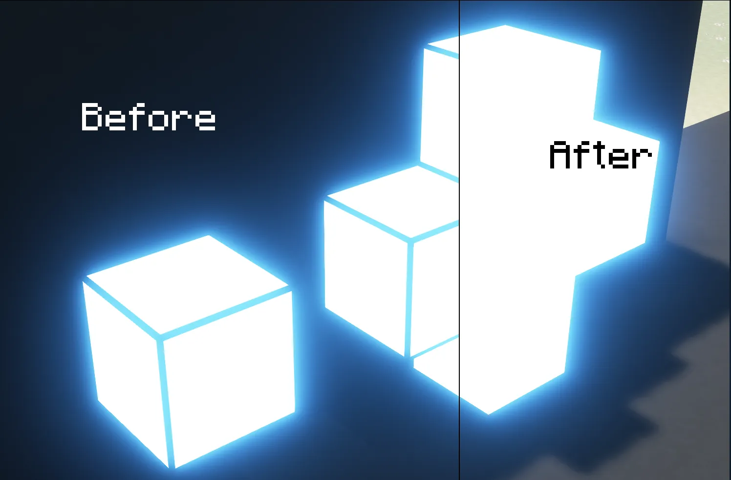 Borderless Chisel Antiblock — скриншот 1 (Текстуры, Minecraft)