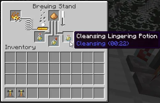Cleansing Potion, Моды, Minecraft