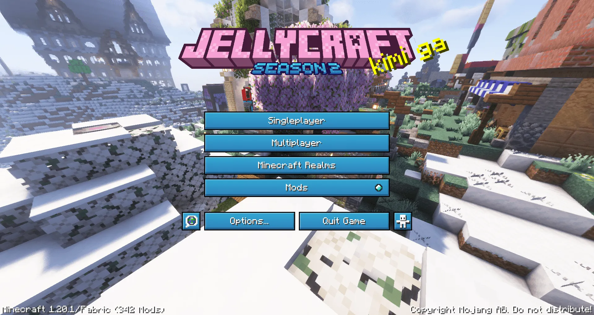 Aquatic Hud Resource Pack! — скриншот 1 (Текстуры, Minecraft)