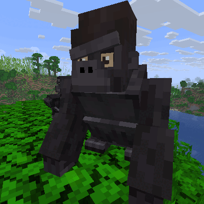 Animal Garden - Western Gorilla — скриншот 1 (Моды, Minecraft)
