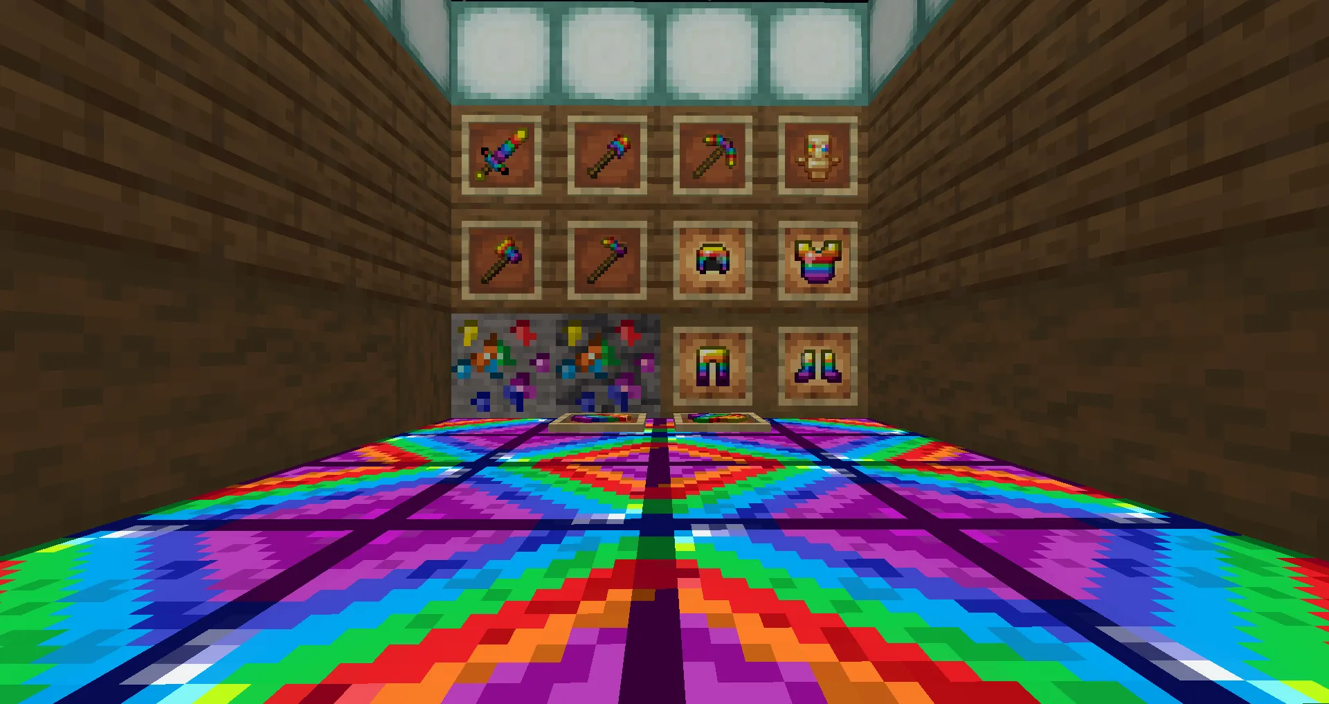 Nikx Rainbow Tools & Armor, Моды, Minecraft