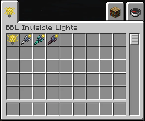 BBL Invisible Lights, Моды, Minecraft