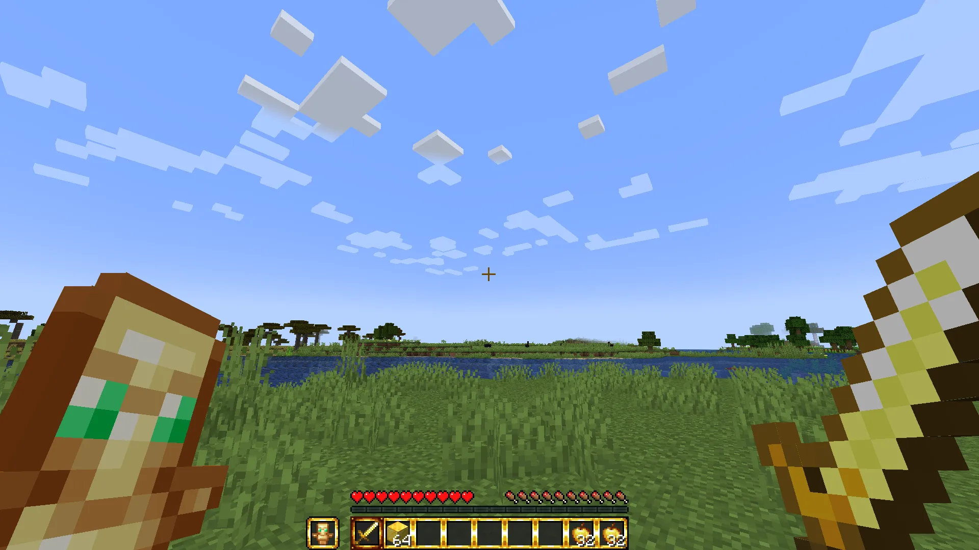 Golden Hotbar - Sr_Paulo — скриншот 1 (Текстуры, Minecraft)