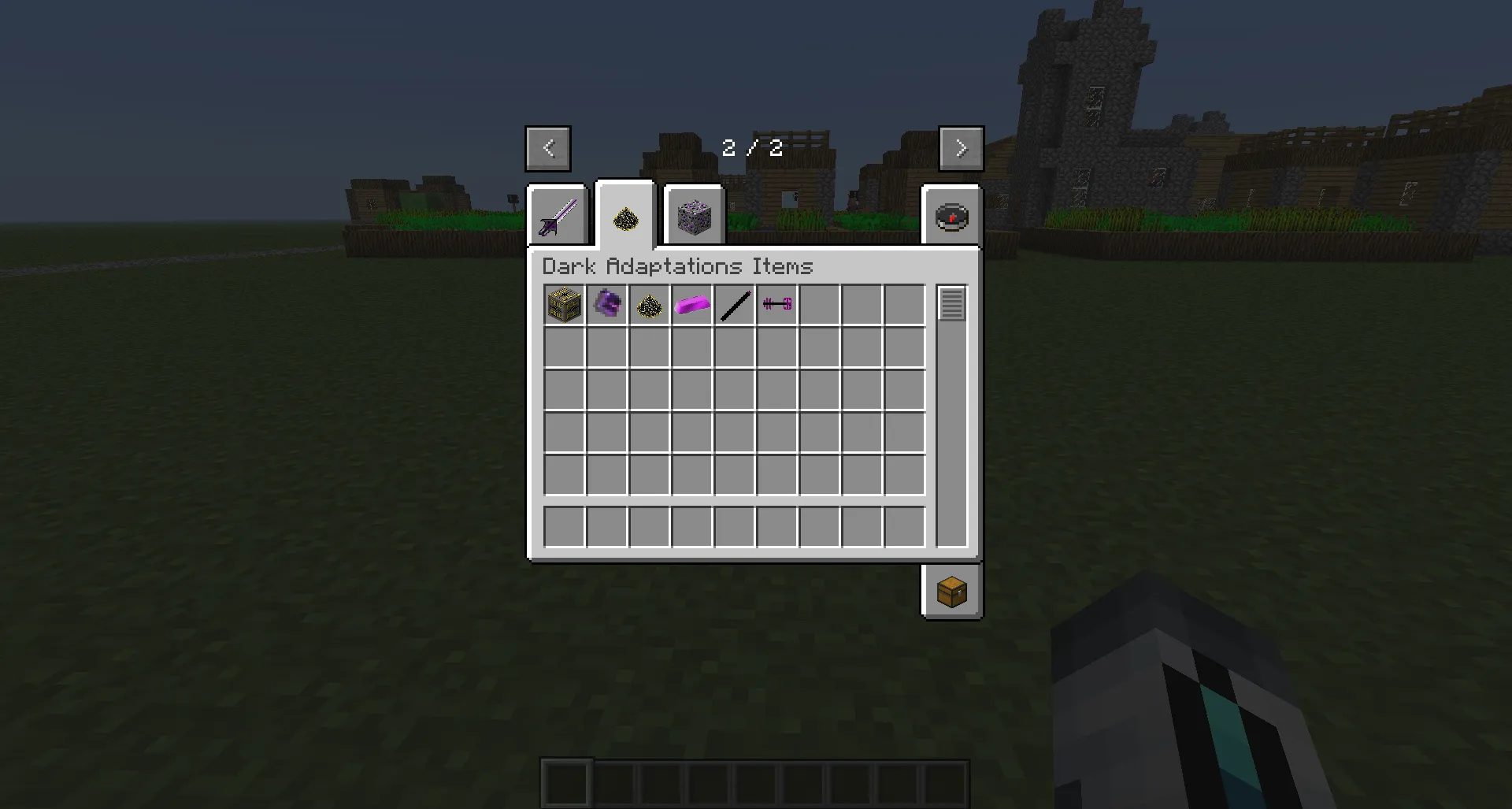 Dark-Adaptations, Моды, Minecraft