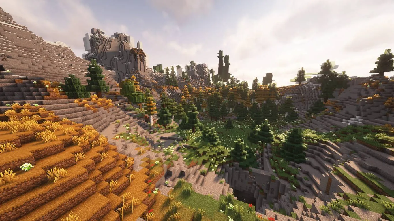GTBC's Legacy Enhanced - Distant Horizons Edition — скриншот 1 (Модпаки, Minecraft)