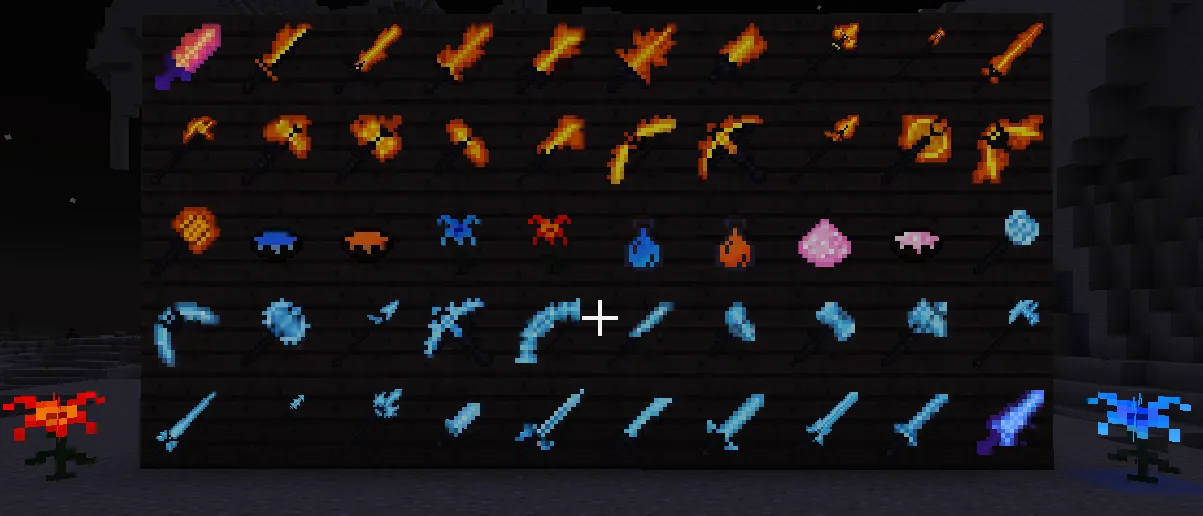 Animated And Emissive: Ice and Fire and Spartan Weaponry, Текстуры, Minecraft