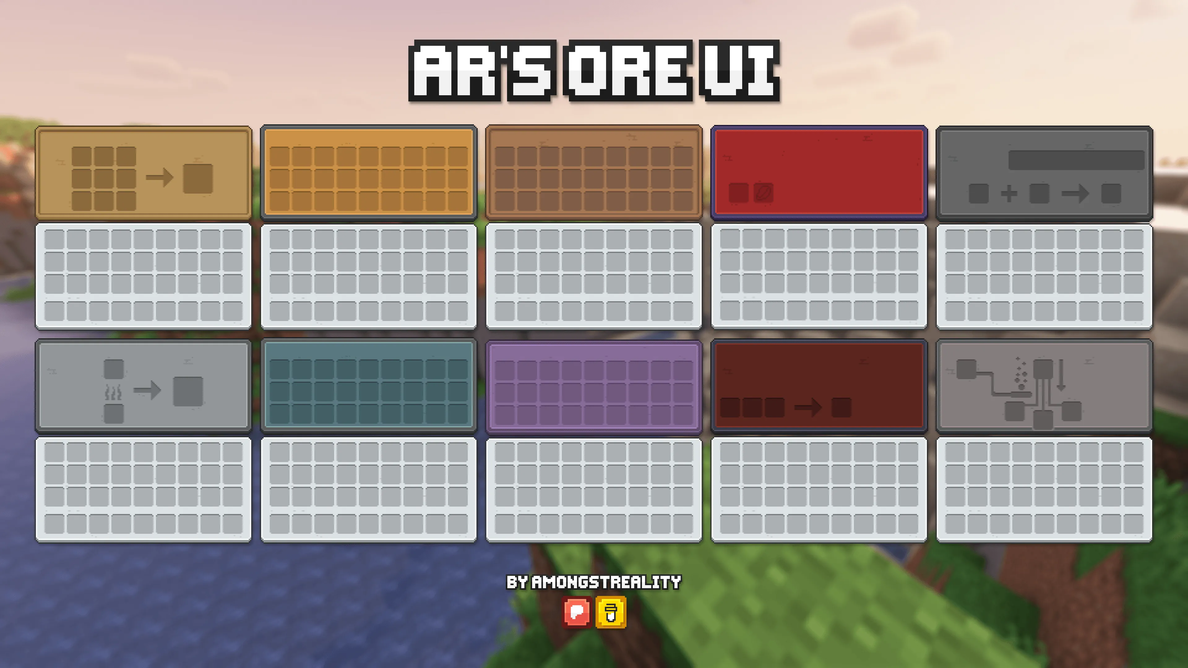 AR's OreUI Dark — скриншот 4 (Текстуры, Minecraft)