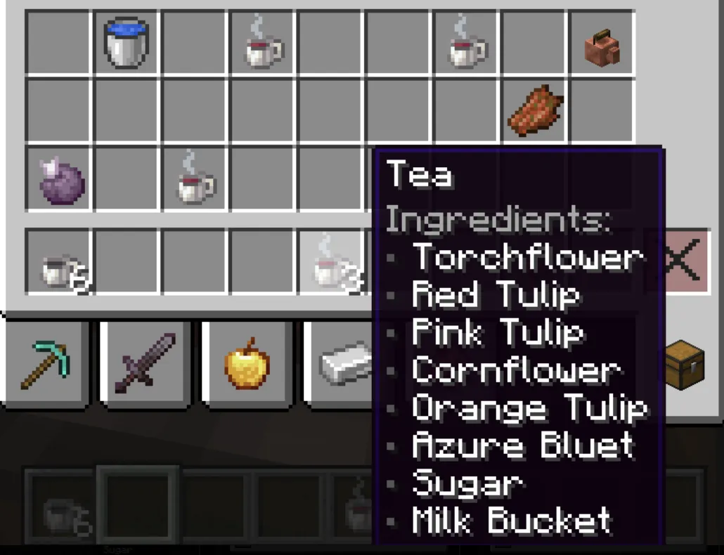 Teatime, Моды, Minecraft