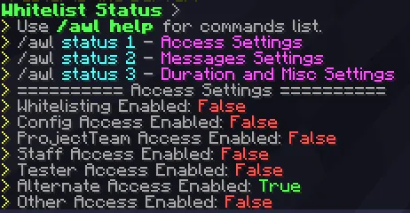 AdvancedWhiteList from Shadorunce — скриншот 1 (Плагины, Minecraft)
