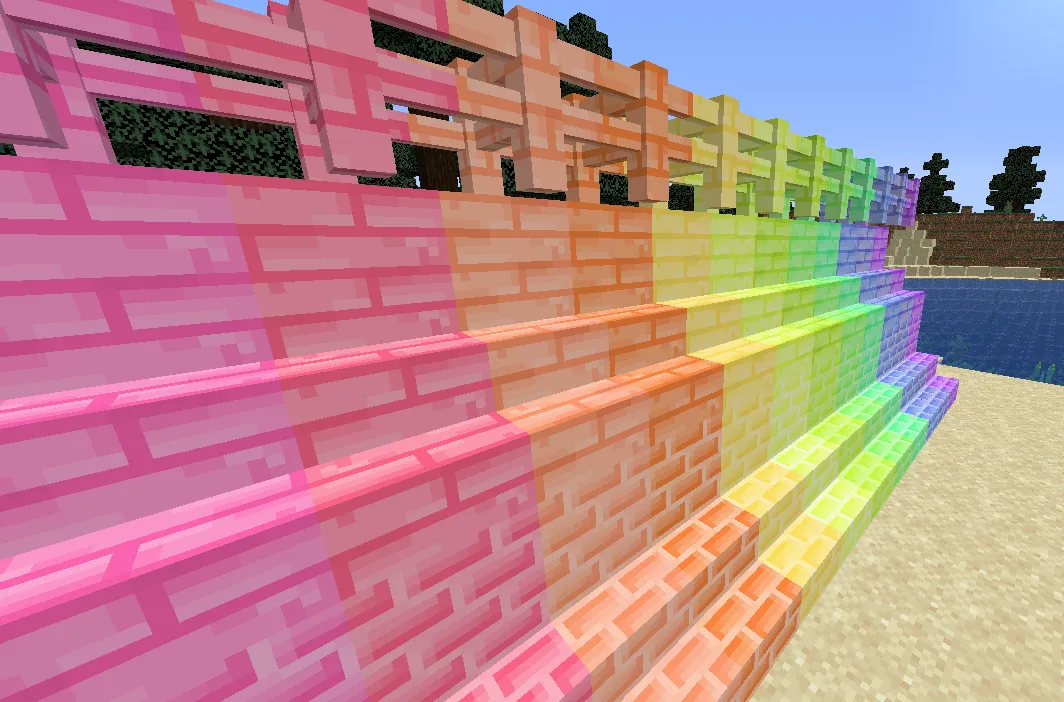 Pastel Pixels — скриншот 1 (Моды, Minecraft)