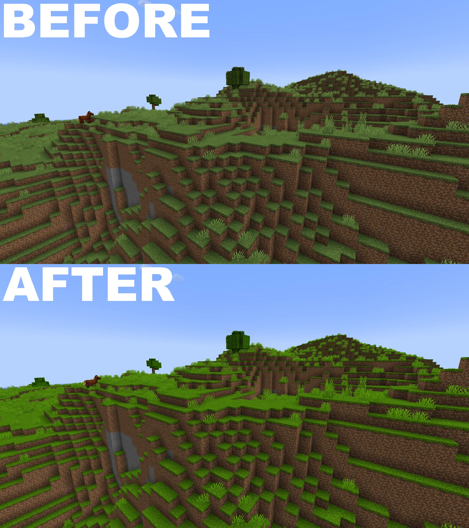 ReSaturated Foliage — скриншот 1 (Текстуры, Minecraft)