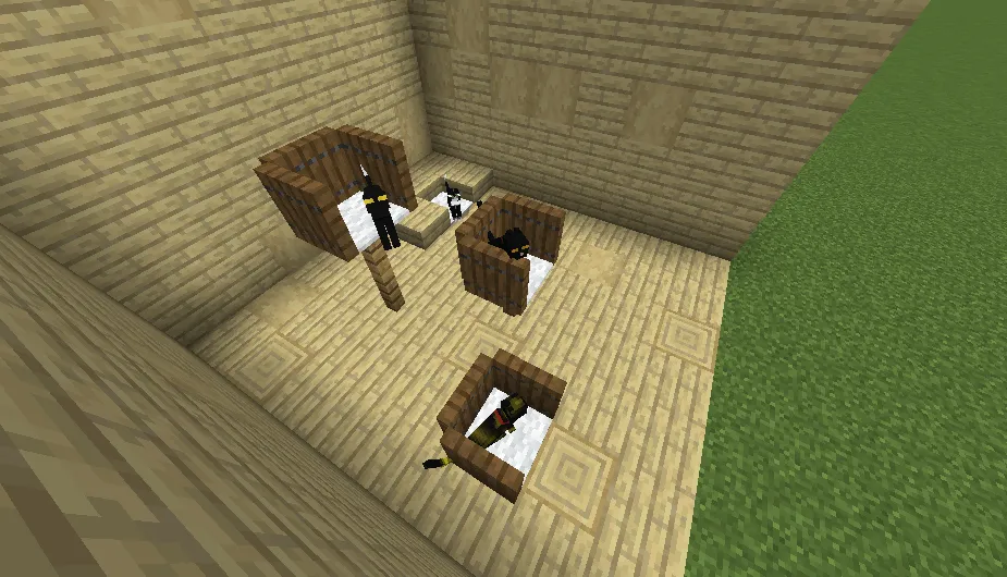 some cats and wild cats, Текстуры, Minecraft